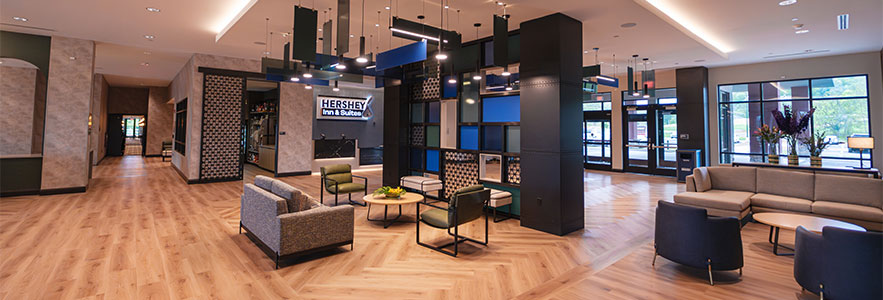 Lobby of Hershey Inn and Suites